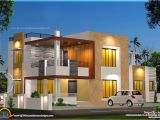 Home Plans Contemporary Floor Plan and Elevation Of Modern House Kerala Home