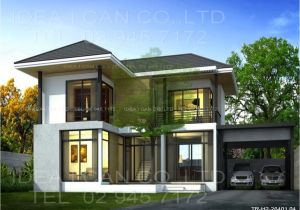 Home Plans Contemporary Modern Two Story House Plans