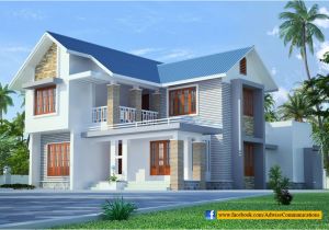 Home Plans Designs Kerala Sloped Roof Kerala Home Design Building Plans Online