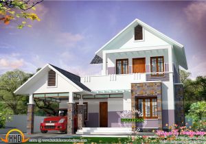 Home Plans Designs Simple Modern House In 1700 Sq Ft Kerala Home Design and
