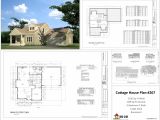Home Plans Dwg Download H267 Cottage House Plans In Autocad Dwg and Pdf House Plans