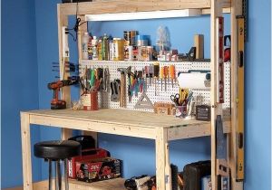 Home Plans Family Handyman How to Build A Diy Workbench Super Simple 50 Bench the