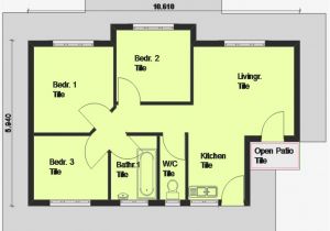Home Plans for Free Cheap 3 Bedroom House Plan 3 Bedroom House Plan south
