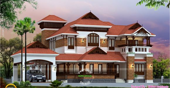 Home Plans for Free Kerala Style Home Architecture Beautiful Traditional Nalettu Model