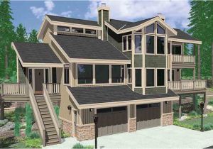 Home Plans for Hillside Lots Hillside House Plans for Sloping Lots Hillside House