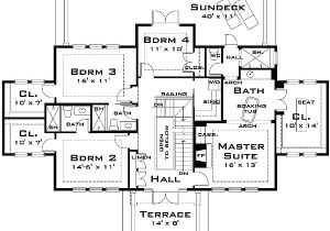 Home Plans for Large Families Plan W44040td for the Large Family E Architectural Design