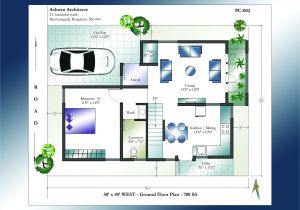 Home Plans forx40 Site north Facing House Plans 30 40