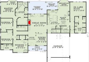 Home Plans In Law Suite Open Living with In Law Suite 59679nd 1st Floor Master