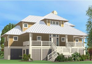 Home Plans On Pilings Shelter Cottage Piling Foundation 2117 Sf southern