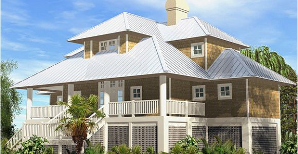 Home Plans On Pilings Shelter Cottage Piling Foundation 2117 Sf southern
