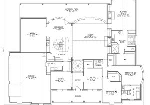 Home Plans One Story One Floor House Plans with Porches