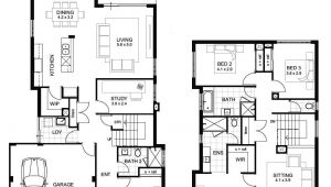 Home Plans Perth Sample Floor Plans 2 Story Home Unique Double Storey 4