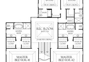 Home Plans Two Master Suites One Level House Plans with Two Master Suites Arts Bedroom