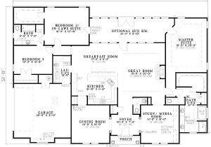 Home Plans with 2 Master Suites On First Floor Two Master Suites 59638nd Architectural Designs