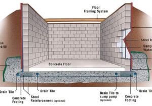 Home Plans with Basement Foundations Building A Concrete Basement Wall Concrete Base for