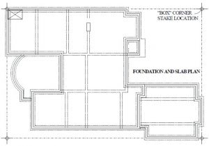 Home Plans with Basement Foundations Foundation Layout