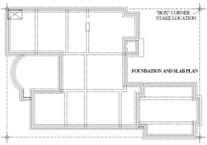 Home Plans with Basement Foundations Foundation Layout