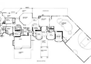 Home Plans with Basketball Court House Plan 86686