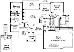 Home Plans with Big Kitchens Home Plan Styles
