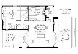 Home Plans with Casitas Contemporary Casita Plan Small Modern House Plan