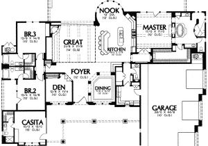 Home Plans with Casitas Verandas and Casita 16308md 1st Floor Master Suite