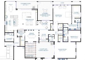 Home Plans with Courtyard Contemporary Courtyard House Plan Courtyard House Plans