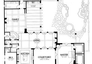 Home Plans with Courtyard Courtyard Wow This Floor Plan Rocks House Plans