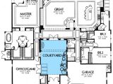 Home Plans with Courtyard In Center House Plans with Central Courtyard House Design Plans
