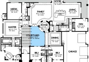 Home Plans with Courtyard Plan W16365md Center Courtyard Views E Architectural Design