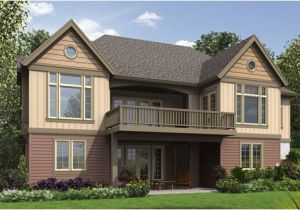 Home Plans with Finished Walkout Basement Craftsman House Plan with Finished Daylight Basement Dfd