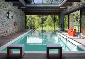 Home Plans with Indoor Pools Modern Indoor Swimming Pool with Glass Roof Home