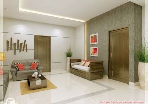 Home Plans with Interior Pictures Awesome 3d Interior Renderings Kerala Home Design and