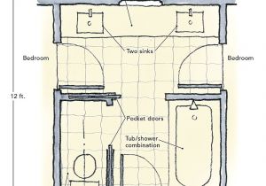 Home Plans with Jack and Jill Bathroom Jack and Jill Bathrooms Fine Homebuilding