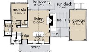 Home Plans with Kitchen In Front Of House House Plan Of the Week Tiny Cabin Getaway the House