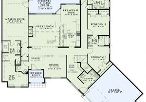 Home Plans with Master Bedroom On Main Floor House Plan 153 2001 4 Bdrm 2 527 Sq Ft Craftsman Home