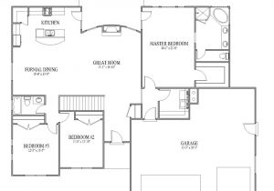 Home Plans with Open Floor Plans Simple Open House Plans Smalltowndjs Com