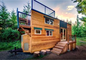Home Plans with Rooftop Deck 204 Sq Ft Mountaineer Tiny Home with Rooftop Deck