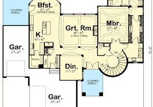 Home Plans with Spiral Staircases Spiral Stair Elegance 62493dj Architectural Designs