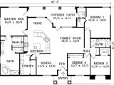 Home Plans without Garages Adobe southwestern Style House Plan 4 Beds 3 00 Baths