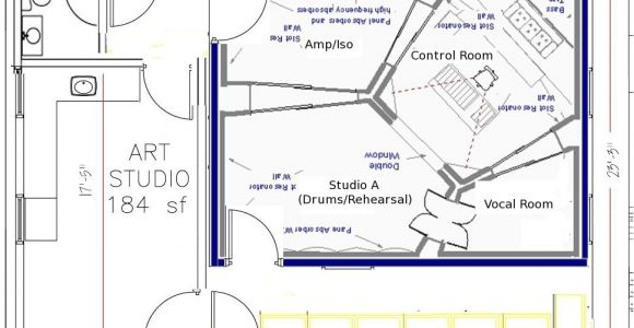 Home Recording Studio Plans Awesome Home Recording Studio Design Plans Gallery Home