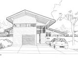Home Sketch Plans Mcm Design Modern House Plan 3