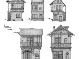 Home Sketch Plans Medieval Houses Sketches by Rhynn Deviantart Com On