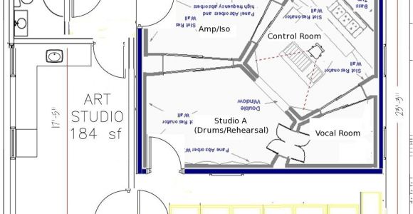 Home Studio Design Plans Awesome Home Recording Studio Design Plans Gallery Home