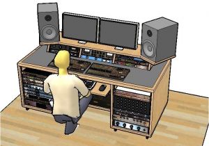 Home Studio Desk Plans 25 Best Studio Desk Ideas On Pinterest Recording Studio