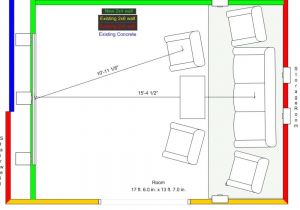 Home theater Floor Plan Home theater Plans Smalltowndjs Com