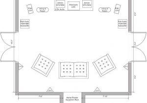 Home theater Floor Plan Home theater Room Floor Plans View topic