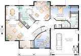 Home theater Floor Plans Flowing Living Spaces and A Home theater 2159dr 1st