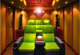 Home theater Plans Small Room Small Home theater Room Ideas Green and Purple Crazy