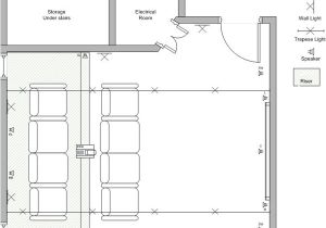 Home theatre Floor Plans Awesome Home theater Plans 1 Home theater Design Plan