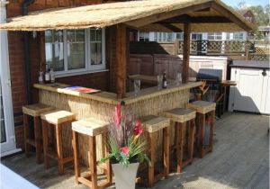 Home Tiki Bar Plans Outdoor Bar Home Bar thatched Roofed Tiki Bar Gazebo